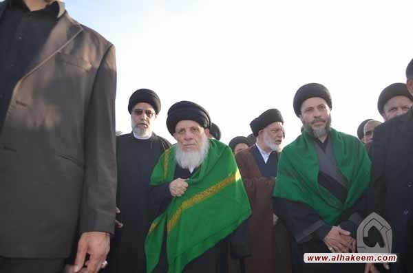 The Participation of His Eminence in the Walk of Arbaeen 1436