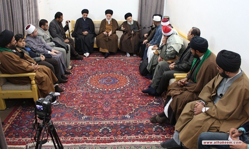The Meeting of his Eminence with the Delegation of Scholars from Al-Azhar 