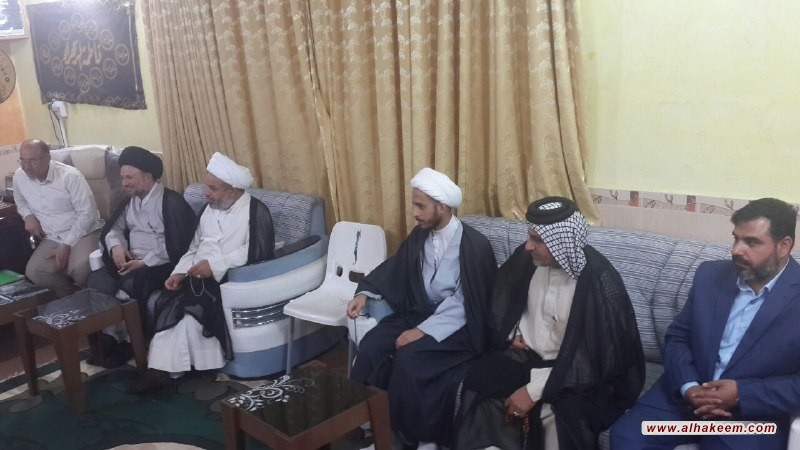 بازدید حجة الاسلام والمسلمين سید عزالدین حکیم از موسسه خیریه الیتیم در استان میسان